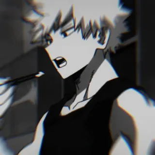 💥 Bakugo My Hero Academia 动漫, 角色, 漫画, 我的英雄学院, 爆豪 telegram sticker