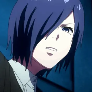 🪁 Touka Kirishima Tokyo Ghoul อนิเมะ, มังงะ, ตัวละคร, ผู้หญิง, Touka Kirishima telegram sticker