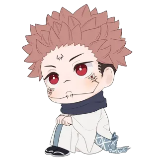 🙁 Ryomen Sukuna Jujutsu Kaisen Anime, Manga, Personnage, Sticker, Jujutsu Kaisen, Ryomen Sukuna telegram sticker