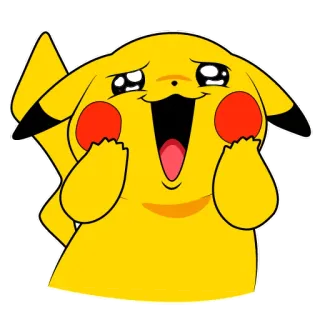 😍 Pikachu Pokemon pikachu, pokemon, anime, cartoon, cute, kawaii, fanart, sticker whatsapp sticker