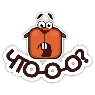 😳 ЧТООО? สัตว์, การ์ตูน, คำถาม, เซอร์ไพรส์ telegram sticker