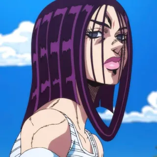 JoJo Part 6: Stone Ocean @StickersofAnime telegram stickers