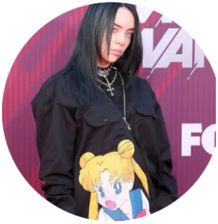 👏 Sailor Moon 动漫, 漫画, 卡通, 角色, 美少女战士, 比莉·艾利什 telegram sticker