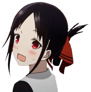 😦 Kaguya Shinomiya Kaguya-sama: Love Is War アニメ, かぐや様, かぐや様は告らせたい, 四宮かぐや, 漫画, マンガ whatsapp sticker