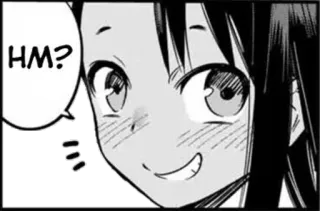 ❓ HM? Anime, Manga, Dibujos animados, Pregunta telegram sticker