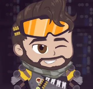 😉 Mirage Apex Legends Mirage, Apex Legends, video game, character telegram sticker