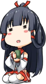 😕 Anime, Chibi, Słodkie, Herbata, Japoński, Manga, Kawaii telegram sticker