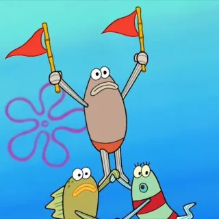 🚩 Fred SpongeBob SquarePants telegram sticker