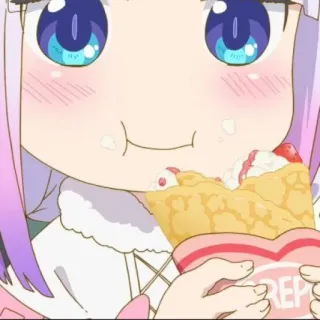 🍥 CREPE Anime, Crêpe, Essen, Niedlich, Dessert telegram sticker