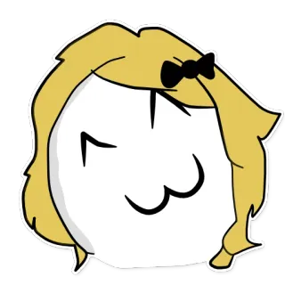 ☺️ cartoon, character, cute, drawing telegram sticker
