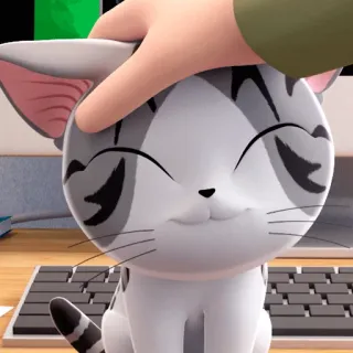 😇 kot, słodki, zwierzę domowe, zwierzę, kociak, Chi's Sweet Adventure telegram sticker