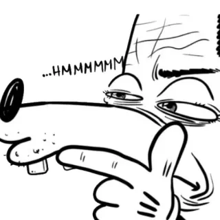 🤔 ...HMMMMMM cachorro, pensando, hmm, desenho animado, sorriso irônico, ponderando telegram sticker