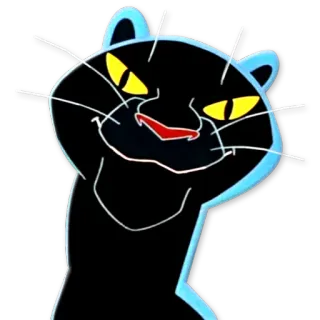 👀 gato, animal, dibujo animado, pegatina telegram sticker