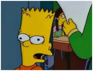 🤢 Bart Simpson The Simpsons cartoon, bart simpson, simpsons, animated, funny, character telegram sticker