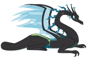 🐲 Queen Chrysalis My Little Pony desenho animado, rainha, Chrysalis, MyLittlePony, pônei, vilão telegram sticker
