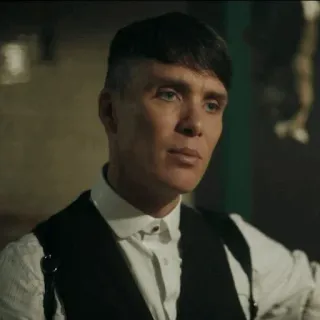 🚬 Tommy Shelby Peaky Blinders peaky blinders, cillian murphy, tommy shelby, serial tv, dramat telegram sticker