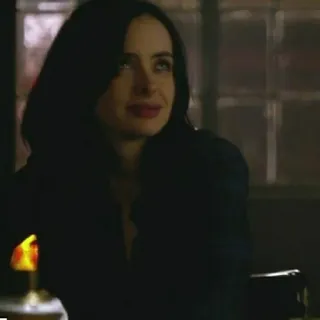 🥀 Jessica Jones donna, bruna, serie TV, Marvel, Krysten Ritter telegram sticker