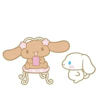 🌟 Cartoon, Kawaii, Süß, Sanrio, Cinnamoroll, Hund telegram sticker