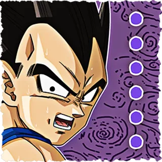 😨 Vegeta Dragon Ball Z Anime, Petarung, Saiyan, Kartun, Pangeran, Super telegram sticker