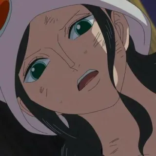👑 Nico Robin One Piece Anime, One Piece, Nico Robin, Personnage, Manga whatsapp sticker