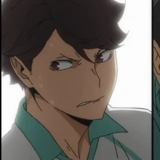 🥴 Tooru Oikawa Haikyuu!! Anime, Haikyuu, Oikawa, Tooru Oikawa, Siatkówka telegram sticker