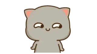 🍩 cat, cute, sticker, animal, cartoon telegram sticker