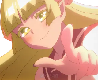 😊 anime, elf, character, cute, gesture telegram sticker