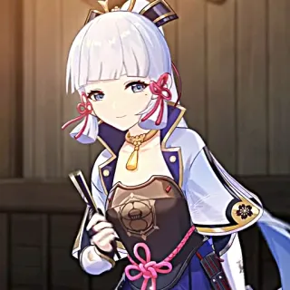 ❄️ Ayaka Genshin Impact Anime, Video game, Genshin Impact, Ayaka, Karakter telegram sticker