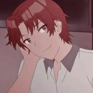 😏 Anime, Con trai, Hoạt hình, Minh họa, Nam, Nhân vật telegram sticker