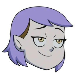 😏 Amity Blight The Owl House cartoon, anime, television, disney, character, witch, fantasy telegram sticker