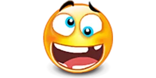 😜 Emoji, Lächeln, Fröhlich, Gesicht, Cartoon whatsapp sticker