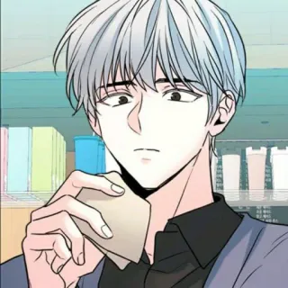 🍚 pria, anime, ilustrasi, potret telegram sticker