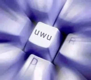 👁 uwu uwu, keyboard, bahasa gaul internet, meme telegram sticker