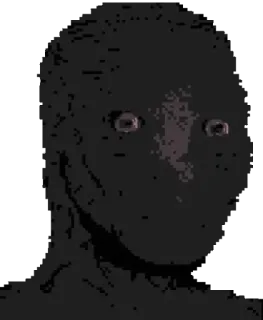 ⬛️ arrepiante, terror, sombrio, assustador, estranho telegram sticker