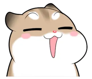 😄 kat, blij, schattig, sticker, cartoon telegram sticker