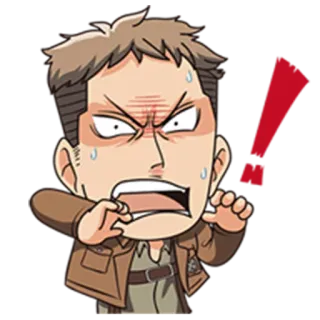 Attack on Titan Animated Stickers telegram stickers