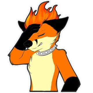 CrimsonFox telegram stickers