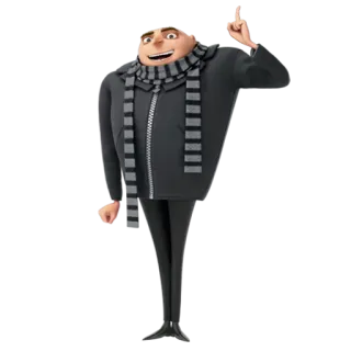 ☝ Gru Despicable Me Gru, Despicable Me, Cartoon, Animation, Movie Character telegram sticker