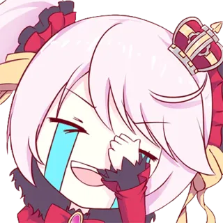 😭 Anime, Chibi, Fofo, Chorando, Kawaii telegram sticker