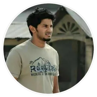 😘 Red Oak uomo, ritratto, persona, attore, Dulquer Salmaan telegram sticker