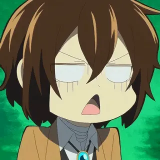 ⛓ Dazai Osamu Bungou Stray Dogs Anime, Cartoon, Manga, Dazai, Bungou Stray Dogs whatsapp sticker