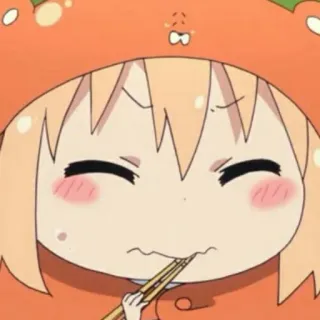 🍤 anime, character, orange, cute, manga telegram sticker