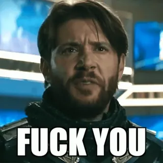 🛡 FUCK YOU 불쾌한, 모욕, 무례한, 욕설 telegram sticker