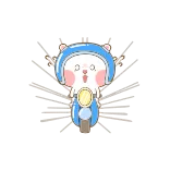 🛵 mèo, mũ bảo hiểm, xe máy, dễ thương, hoạt hình whatsapp sticker