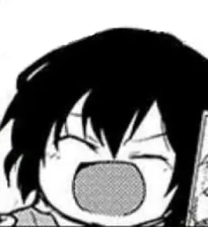 🍃 manga, anime, cartoon, expression, mouth open, character telegram sticker