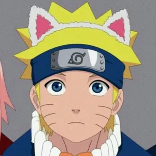 🌟 Naruto anime, manga, naruto, character, cat ears, funny telegram sticker