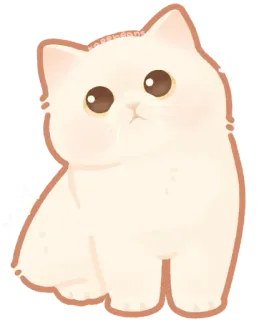 🐾 猫, かわいい, 動物, ステッカー, 漫画 telegram sticker