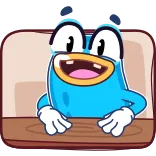😲 cartoon, animation, character, happy, illustration telegram sticker