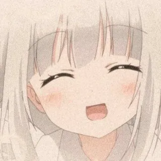 💛 Anime, Ragazza, Carina, Manga, Kawaii, Cartone animato telegram sticker