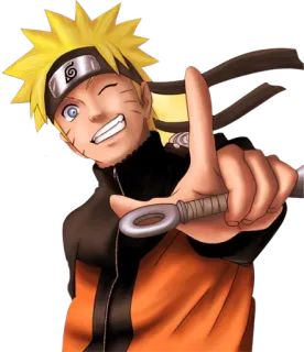 😉 Naruto naruto, anime, manga, ninja, uzumaki, karakter, shonen telegram sticker
